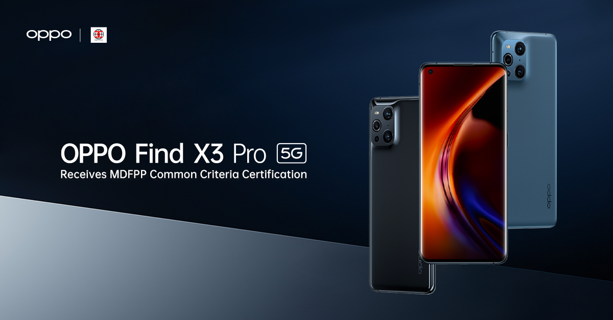 OPPO Find X3 Pro Receives MDFPP Common Criteria Certification
