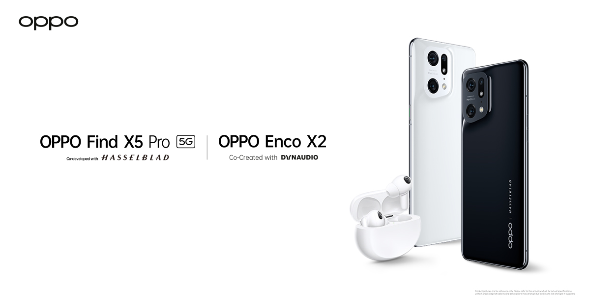 OPPO Find X5 Pro 5G and OPPO Enco X2_