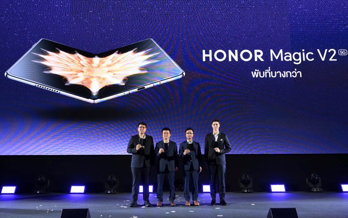 HONOR เปิดตัวมือถือจอพับ HONOR Magic V2 2024