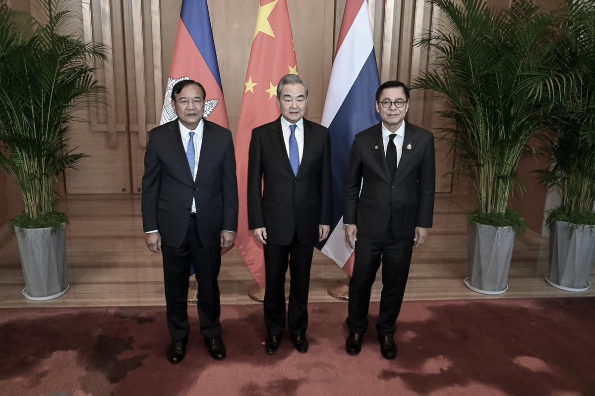 Trilateral meeting China Thailand Cambodia